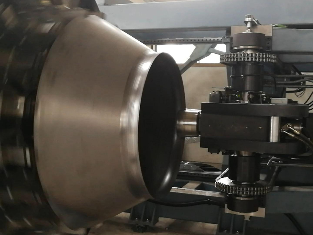 bellmouth flanging machine